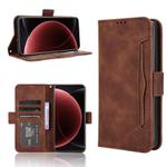For Xiaomi 15 Ultra Skin Feel Calf Texture Card Slots Leather Phone Case(Brown)