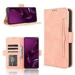 For Xiaomi Poco M7 Pro 5G Skin Feel Calf Texture Card Slots Leather Phone Case(Pink)