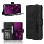 For Xiaomi Poco M7 Pro 5G Skin Feel Calf Texture Card Slots Leather Phone Case(Black)