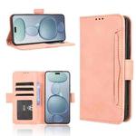 For Xiaomi Civi 5 Pro 5G Skin Feel Calf Texture Card Slots Leather Phone Case(Pink)