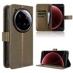 For Xiaomi 15 Ultra Diamond Texture Leather Phone Case(Brown)