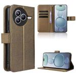 For Xiaomi Civi 5 Pro 5G Diamond Texture Leather Phone Case(Brown)