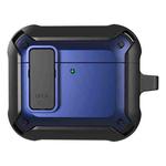 For AirPods 4 Bumblebee Bluetooth Earphone Silicone Protective Case(Navy Blue)