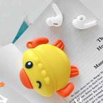 For AirPods Pro Swimming Small Yellow Duck Shape Earphone Protective Case