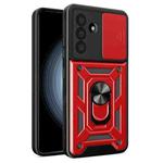 For Samsung Galaxy A36 5G Sliding Camera Cover Design TPU+PC Phone Case(Red)