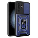 For Samsung Galaxy A36 5G Sliding Camera Cover Design TPU+PC Phone Case(Blue)