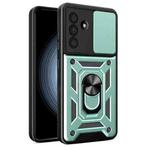 For Samsung Galaxy A36 5G Sliding Camera Cover Design TPU+PC Phone Case(Green)
