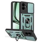 For Samsung Galaxy A07 4G Sliding Camera Cover Design TPU+PC Phone Case(Green)