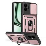 For Samsung Galaxy A07 4G Sliding Camera Cover Design TPU+PC Phone Case(Rose Gold)