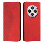 For Redmi 14C 4G Diamond Splicing Skin Feel Magnetic Leather Phone Case(Red)