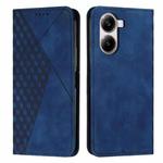 For Redmi Turbo 4 / Xiaomi Poco X7 Pro Diamond Splicing Skin Feel Magnetic Leather Phone Case(Blue)