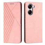 For Redmi Turbo 4 / Xiaomi Poco X7 Pro Diamond Splicing Skin Feel Magnetic Leather Phone Case(Rose Gold)