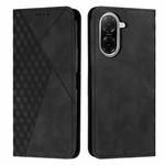 For Redmi A5 4G 171.7mm / Poco C71 Diamond Splicing Skin Feel Magnetic Leather Phone Case(Black)