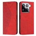 For Xiaomi 15 Pro Diamond Splicing Skin Feel Magnetic Leather Phone Case(Red)