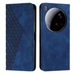 For Xiaomi 15 Ultra Diamond Splicing Skin Feel Magnetic Leather Phone Case(Blue)