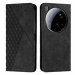 For Xiaomi 15 Ultra Diamond Splicing Skin Feel Magnetic Leather Phone Case(Black)