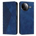 For Xiaomi Poco F7 Pro / F7 Ultra Diamond Splicing Skin Feel Magnetic Leather Phone Case(Blue)