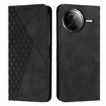 For Xiaomi Poco F7 Pro / F7 Ultra Diamond Splicing Skin Feel Magnetic Leather Phone Case(Black)