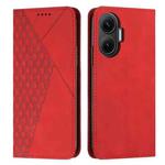 For Xiaomi Poco F7 Diamond Splicing Skin Feel Magnetic Leather Phone Case(Red)