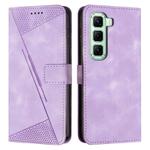 For Infinix Hot 50 5G Dream Triangle Leather Phone Case(Purple)