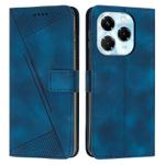 For Infinix Note 40X 5G Dream Triangle Leather Phone Case(Blue)