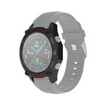 For Huawei Watch GT2 46mm Smart Watch TPU Protective Case, Color:Black+Grey Red