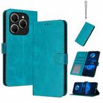 For Tecno Spark 20 Pro 5G Solid Calf Texture Flip Leather Phone Case(Green)