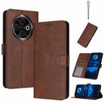 For Tecno Spark 30C Solid Calf Texture Flip Leather Phone Case(Brown)