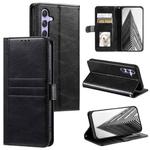 For Samsung Galaxy S25 FE 5G Simple 6-Card Wallet Leather Phone Case(Black)