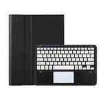 For Huawei MatePad Air 12 2024 Ultra-thin Detachable Bluetooth Keyboard Leather Tablet Case with Touchpad(Black White)