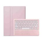 For Honor MagicPad 2 12.3 AH22 Ultra-thin Detachable Bluetooth Keyboard Leather Tablet Case(Pink White)