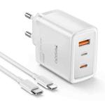 Yesido YC70 65W Type-C, USB, 8 Pin Reverse GaN Fast Charger with Type-C to 8 Pin Cable(EU Plug)