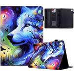 For Samsung Galaxy Tab S6 Lite 2020 Painted Pattern Leather Tablet Case(Star Wolf)