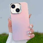 For iPhone 14 Plus Color Plating Discoloration PC Phone Case(Silver)