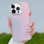 For iPhone 14 Pro Color Plating Discoloration PC Phone Case(Cyan Grey)