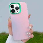 For iPhone 14 Pro Color Plating Discoloration PC Phone Case(Green)