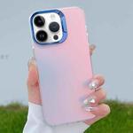 For iPhone 14 Pro Color Plating Discoloration PC Phone Case(Blue)