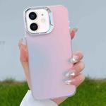 For iPhone 11 Color Plating Discoloration PC Phone Case(Cyan Grey)