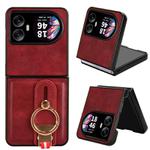 For Blackview Hero 10 Wristband Leather Back Phone Case(Red)