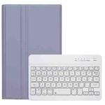 For Redmi Pad SE 8.7 A0N12 TPU Ultra-thin Detachable Bluetooth Keyboard Tablet Leather Case(Purple)