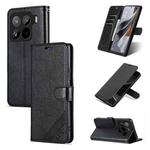 For Xiaomi 15 Pro AZNS Sheepskin Texture Flip Leather Phone Case(Black)