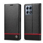 For Xiaomi 14T LC.IMEEKE Carbon Fiber Texture Flip Leather Phone Case(Horizontal Black)