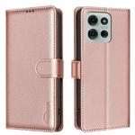 For Motorola Moto G75 5G Litchi Texture RFID Anti-theft Leather Phone Case(Gold)