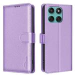For Motorola Edge 60 Fusion Litchi Texture RFID Anti-theft Leather Phone Case(Purple)
