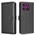 For Motorola Edge 60 Pro Litchi Texture RFID Anti-theft Leather Phone Case(Black)