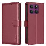 For Motorola Edge 60 Pro Litchi Texture RFID Anti-theft Leather Phone Case(Red)