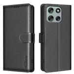 For Motorola Moto G56 5G Litchi Texture RFID Anti-theft Leather Phone Case(Black)