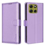 For Motorola Moto G86 5G Litchi Texture RFID Anti-theft Leather Phone Case(Purple)