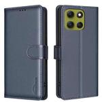 For Motorola Moto G86 5G Litchi Texture RFID Anti-theft Leather Phone Case(Blue)
