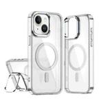 For iPhone 14 / 13 Acrylic Camera Holder MagSafe Magnetic Phone Case(White)